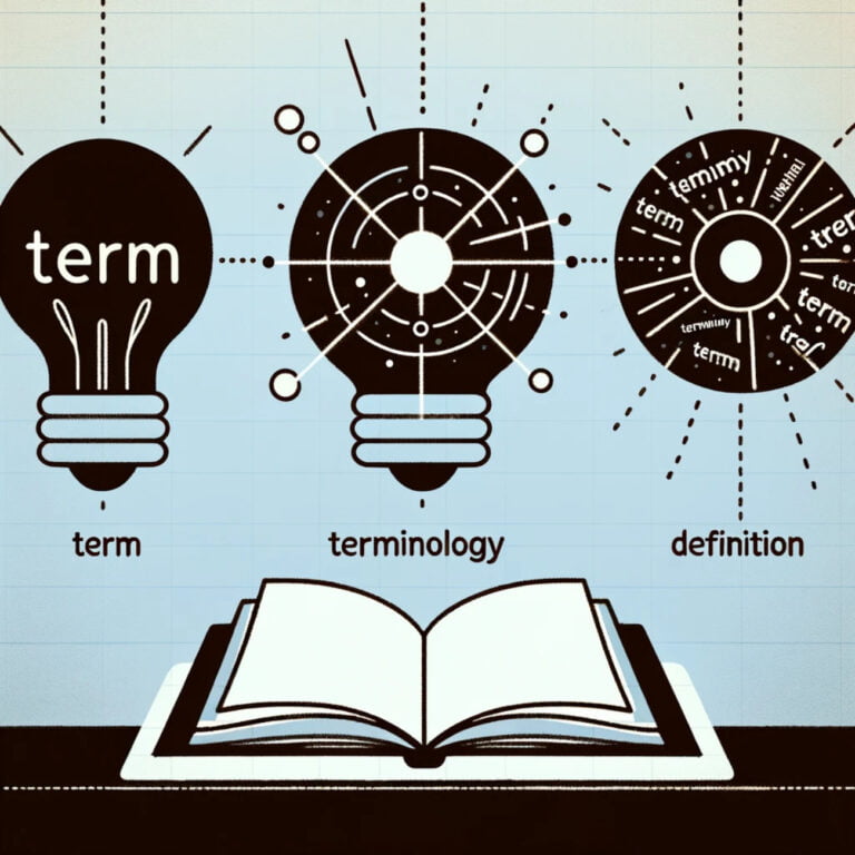 Termin terminologia definicja