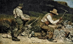 Obraz - Gustave Courbet kamieniarze