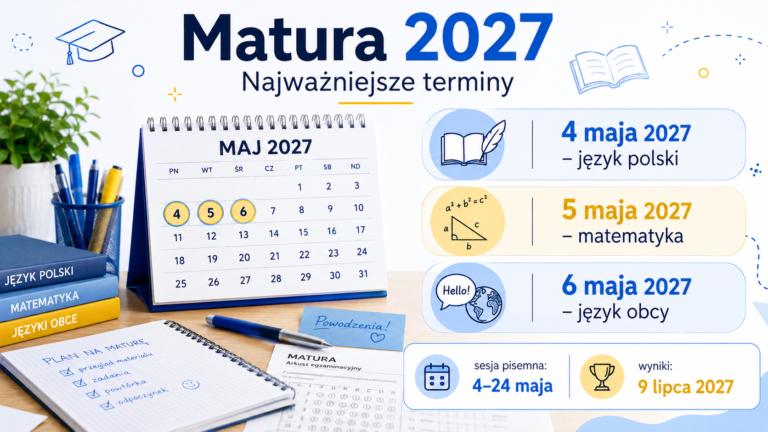 matury 2027 kiedy
